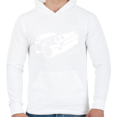 PRINTFASHION BMW E30  - Férfi kapucnis pulóver - Fehér