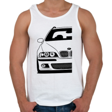 PRINTFASHION BMW E39 - Férfi atléta - Fehér atléta, trikó