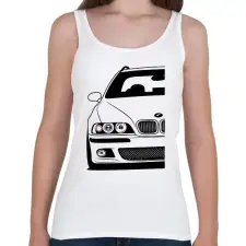 PRINTFASHION BMW E39 - Női atléta - Fehér női trikó