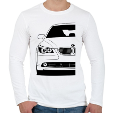 PRINTFASHION BMW E60 - Férfi hosszú ujjú póló - Fehér férfi póló