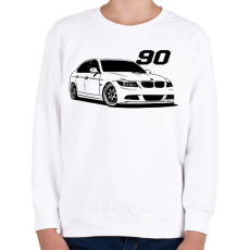 PRINTFASHION Bmw E90 - Gyerek pulóver - Fehér