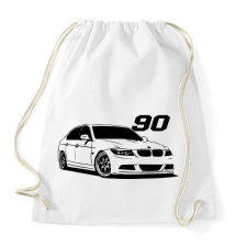 PRINTFASHION Bmw E90 - Sportzsák, Tornazsák - Fehér tornazsák