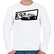 PRINTFASHION Bmw E92 - Férfi pulóver - Fehér férfi pulóver, kardigán