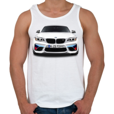 PRINTFASHION Bmw - Férfi atléta - Fehér