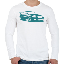 PRINTFASHION BMW - Férfi hosszú ujjú póló - Fehér férfi póló