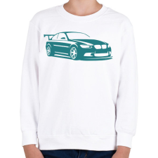 PRINTFASHION BMW - Gyerek pulóver - Fehér gyerek pulóver, kardigán