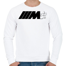 PRINTFASHION BMW ///M - Férfi pulóver - Fehér