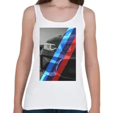 PRINTFASHION BMW M - Női atléta - Fehér női trikó