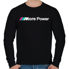 PRINTFASHION Bmw More Power - Férfi pulóver - Fekete