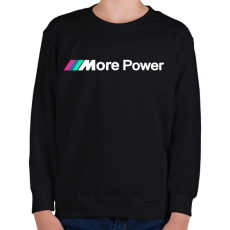 PRINTFASHION Bmw More Power - Gyerek pulóver - Fekete