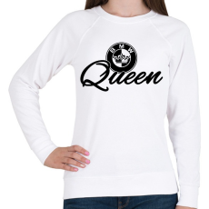 PRINTFASHION BMW QUEEN - Női pulóver - Fehér