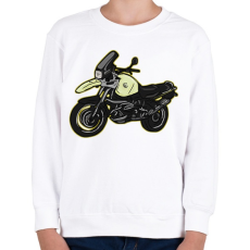 PRINTFASHION BMW r1100 gs - Gyerek pulóver - Fehér