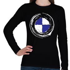 PRINTFASHION BMW tornádó black - Női hosszú ujjú póló - Fekete női póló