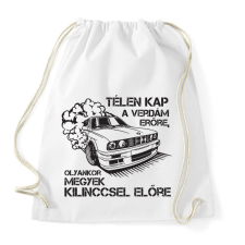 PRINTFASHION BMW verdám ereje - Sportzsák, Tornazsák - Fehér tornazsák