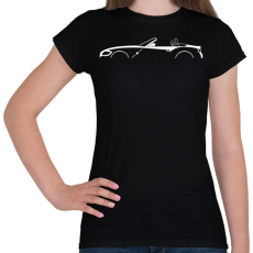 PRINTFASHION BMW Z4 Fehér - Női póló - Fekete