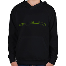PRINTFASHION BMW Z4 Zöld - Gyerek kapucnis pulóver - Fekete