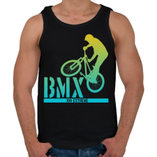 PRINTFASHION Bmx - Férfi atléta - Fekete atléta, trikó