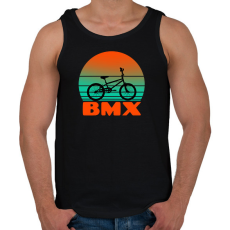 PRINTFASHION BMX - Férfi atléta - Fekete