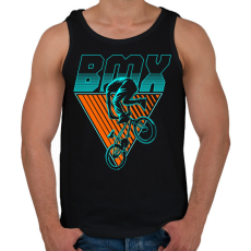 PRINTFASHION bmx - Férfi atléta - Fekete