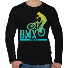 PRINTFASHION Bmx - Férfi hosszú ujjú póló - Fekete férfi póló