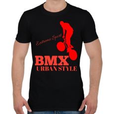 PRINTFASHION Bmx - Férfi póló - Fekete