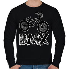 PRINTFASHION Bmx - Férfi pulóver - Fekete