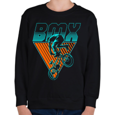 PRINTFASHION bmx - Gyerek pulóver - Fekete