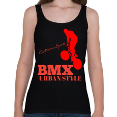 PRINTFASHION Bmx - Női atléta - Fekete