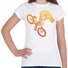 PRINTFASHION BMX - Női póló - Fehér
