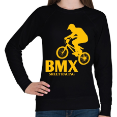 PRINTFASHION Bmx - Női pulóver - Fekete