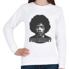 PRINTFASHION Bob Hendrix - Női pulóver - Fehér