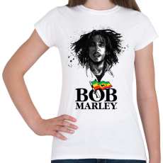 PRINTFASHION bob marley - Női póló - Fehér