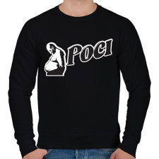 PRINTFASHION Boci Poci - Férfi pulóver - Fekete férfi pulóver, kardigán