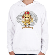 PRINTFASHION Bocicica - Gyerek kapucnis pulóver - Fehér gyerek pulóver, kardigán