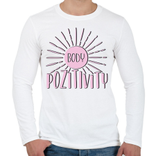 PRINTFASHION Body positivity - Férfi hosszú ujjú póló - Fehér férfi póló