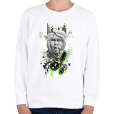 PRINTFASHION bodyart-01-01 - Gyerek pulóver - Fehér gyerek pulóver, kardigán