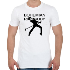 PRINTFASHION Bohemian Rhapsody - Férfi póló - Fehér