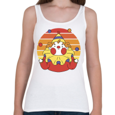 PRINTFASHION Bohóc - Női atléta - Fehér