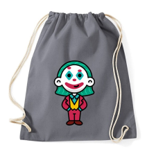 PRINTFASHION Bohóc - Sportzsák, Tornazsák - Grafitszürke tornazsák