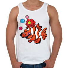 PRINTFASHION Bohóchal - Férfi atléta - Fehér