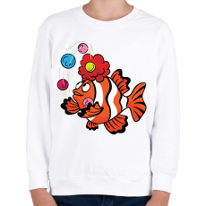 PRINTFASHION Bohóchal - Gyerek pulóver - Fehér
