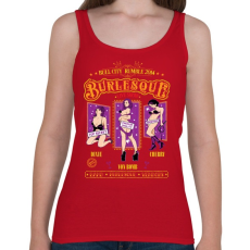 PRINTFASHION Bohózat - Női atléta - Cseresznyepiros