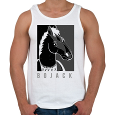 PRINTFASHION BOJACK - Férfi atléta - Fehér