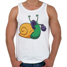 PRINTFASHION Bokszoló csiga - Férfi atléta - Fehér atléta, trikó