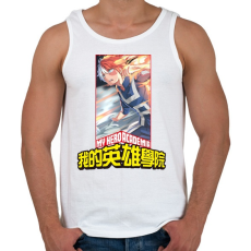 PRINTFASHION Boku no Hero Academia - Férfi atléta - Fehér