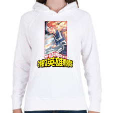 PRINTFASHION Boku no Hero Academia - Női kapucnis pulóver - Fehér női pulóver, kardigán