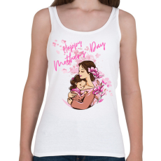 PRINTFASHION Boldog Anyák napját - Női atléta - Fehér