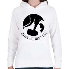 PRINTFASHION Boldog anyák napját!  - Női kapucnis pulóver - Fehér