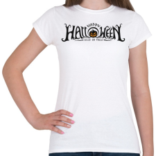 PRINTFASHION Boldog halloweent 2 - Női póló - Fehér női póló