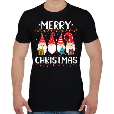 PRINTFASHION boldog karácsonyt  - Férfi póló - Fekete